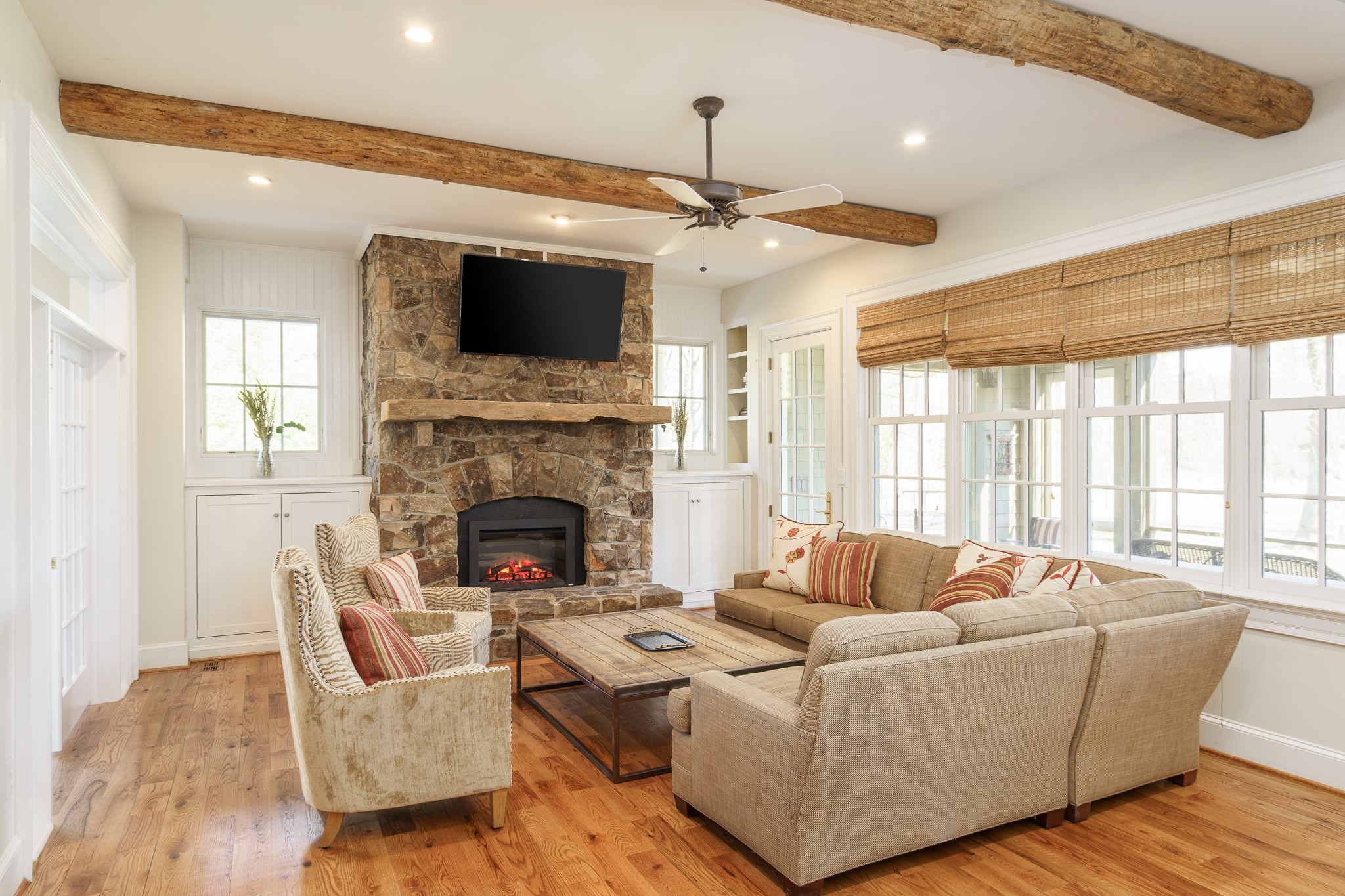 Fireplace at the Retreat